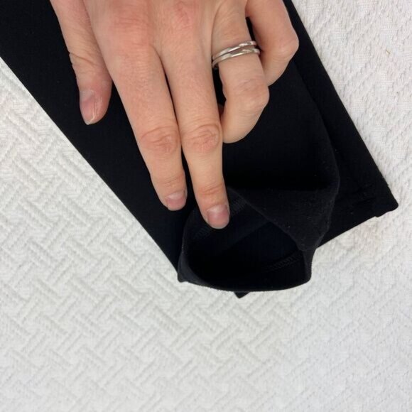 Aritzia Wilfred Women Size XS Italian Fabric Black Pull on Leggings Pants Lounge - Picture 6 of 15